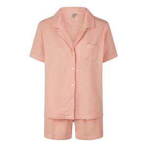 By Louise Dames korte pyjama set mousseline shortama
