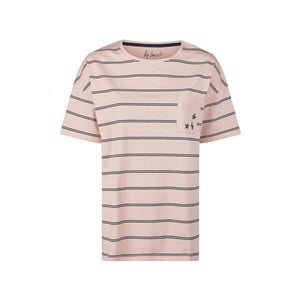 By Louise Dames korte pyjama set shortama roze