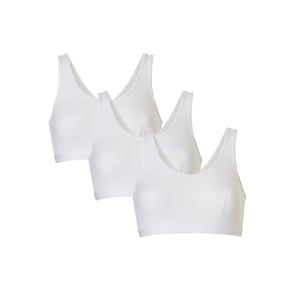Cotonella Dames bralette bi-elastisch katoen 3-pack