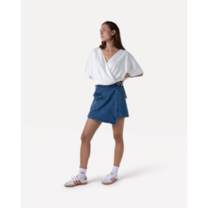 Another Label Gwen denim skort -