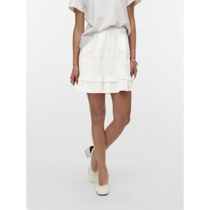 Vero Moda Vmpretty short skirt wvn off-white