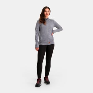 Nomad Merino dames woolblend vest | grey