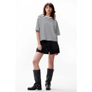 Catwalk Junkie 2402080200 loose fit stripe t-shirt
