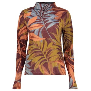 Geisha top lurex print 53670-20 470 orange blue