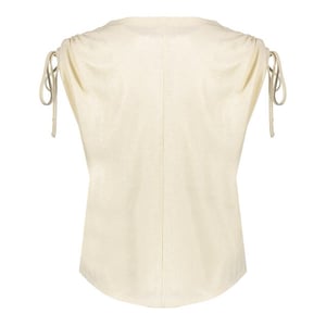 Geisha Top shoulder detail zand