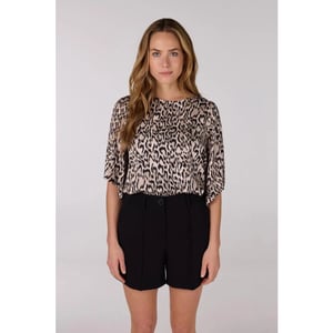 Jansen Amsterdam Rixt top wa100 wide fit short sleeve sand