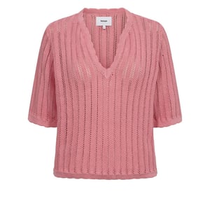 Nümph 705481 nupoelle ss pullover 2718 flamingo pink