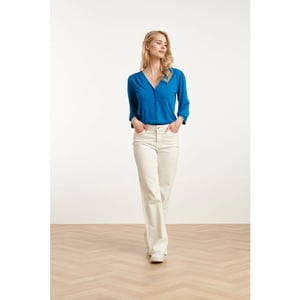 Smashed Lemon 25207 witte denim straight jeans
