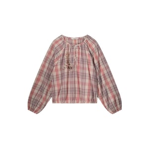 Summum 2s3242-12214 longsleeve top pink check