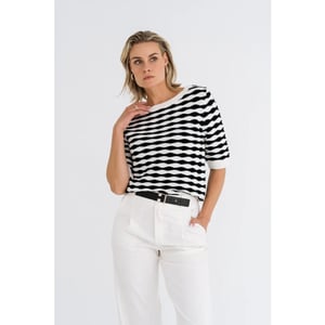 MAICAZZ Nayara-trui offwhite/black su25.70.207