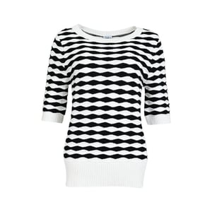 MAICAZZ Nayara-trui offwhite/black su25.70.207