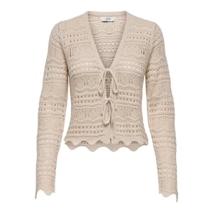 Jacqueline de Yong Sun lay l/s v-neck tie cardigan