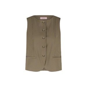 Studio Anneloes Fie check gilet dessin