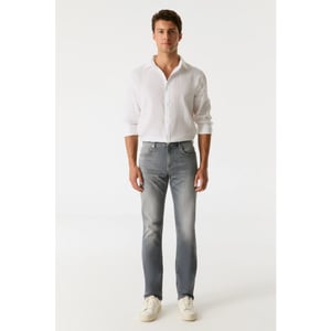 Cup of Joe Lance heren straight-fit jeans light grey