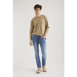 Cup of Joe Leo heren slim-fit jeans medium blue