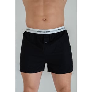 Happy Shorts 3-pack wijde boxershorts heren effen