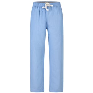 Phil & Co Heren pyjama set lang grijs/blauw gestreept