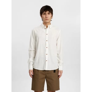 Anerkjendt 901935 akleif l/s cot/linen shirt 9503 tofu