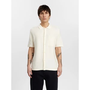 Anerkjendt Aksvend s/s knit shirt tofu 9503