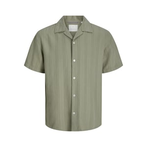 Jack & Jones Jprccmontana dobby resort ss shirt army