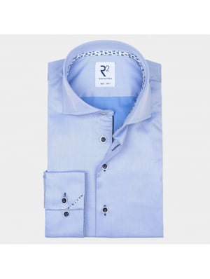 R2 Amsterdam Casual hemd lange mouw widespread nos.twill.002/000018