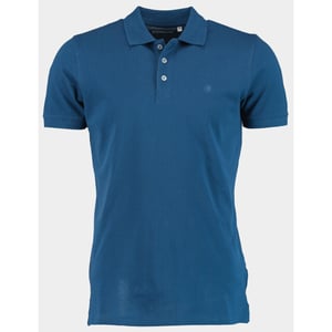 Bos Bright Blue Polo korte mouw piqué donker new lobra/4211