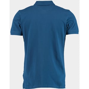 Bos Bright Blue Polo korte mouw piqué donker new lobra/4211