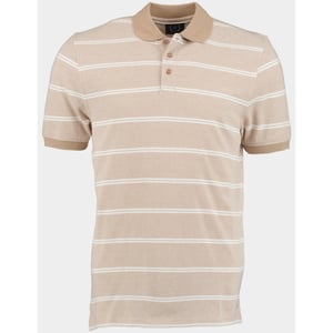 Scotland Blue Polo korte mouw chase polo oxford stripes 24108ch47sb/820 sand