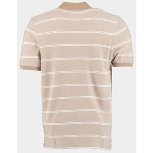 Scotland Blue Polo korte mouw chase polo oxford stripes 24108ch47sb/820 sand