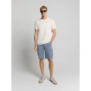 No Excess Short cargo jersey washed blue