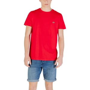 Lacoste Men's Crew Neck T-Shirt Red