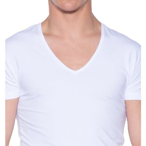 Slater Stretch t-shirt diepe v-hals 2-pack