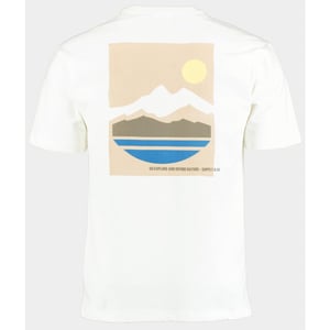 Supply & Co T-shirt korte mouw newton t-shirt backprint 25108ne05/100 white