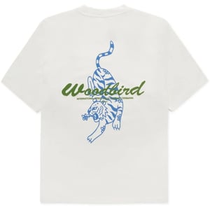 Woodbird Bbaine tiger tee 2526-404 off white