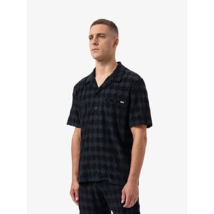 BALR. Heren blouse terry badstof box zwart