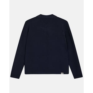 Anerkjendt 902032 aksvend needlerib knit cardigan 3059 sky captain