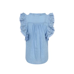 Looxs Revolution Boho top sky blue voor meisjes in de kleur