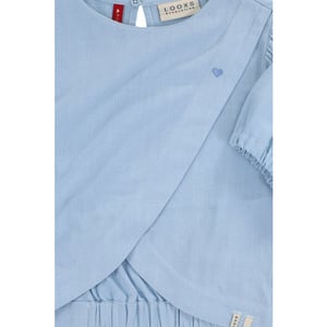 Looxs Revolution Cropped blouse viscose/linnen voor meisjes in de kleur