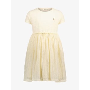Le Chic Meisjes jurk smoor dots ruffles