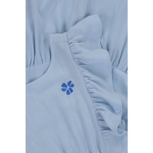 Looxs Revolution Zomerjurk light blue viscose/linnen voor meisjes in de kleur