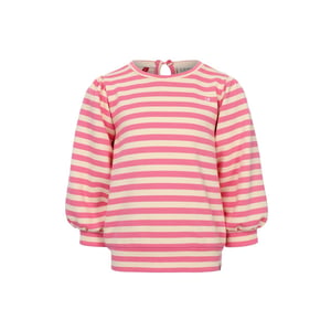 Looxs Revolution Sweater pink stripe voor meisjes in de kleur