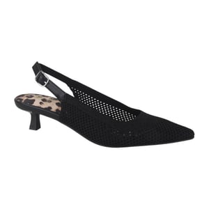 La Strada 2403346-4500 black/silver knitted dames pumps