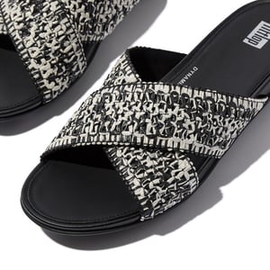 FitFlop Gracie woven cross slides