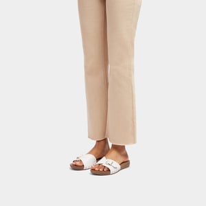 FitFlop Iqushion adjustable buckle leather slides