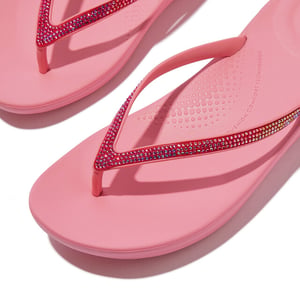 FitFlop Iqushion ombre sparkle flip-flops