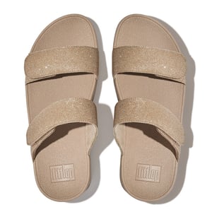 FitFlop Lulu adjustable shimmerlux slides
