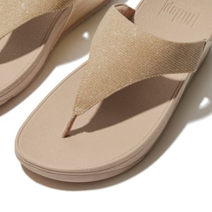FitFlop Lulu shimmerlux toe-post sandals