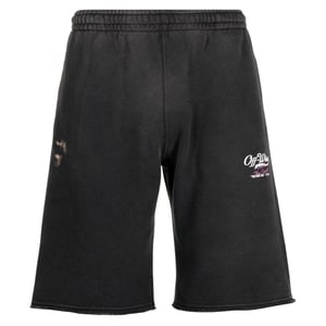 Off-white Wave Off Sweatshorts Black
