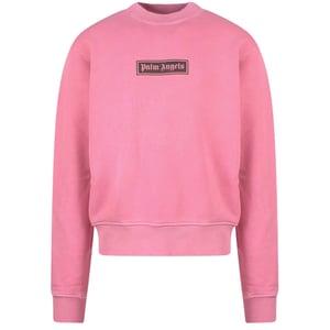 Palm Angels Gd Box Logo Crewneck Pink