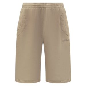 Off-white Laundry Circle Sweatshorts Beige